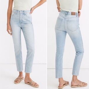 Madewell Stovepipe Jeans Denim Hume Wash Workwear Edition 32